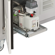 Slide Out Pump Tray for mobile laboratory benches