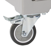 Lockable Casters for mobile laboratory benches